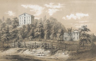 Richmond Seminary, Staten Island, N.Y., 1847-48 by Frances Flora Bond Palmer