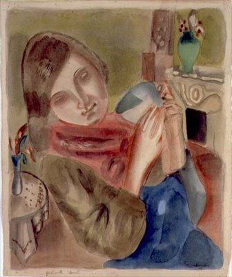 Girl with a Bowl by Frances Hodgkins