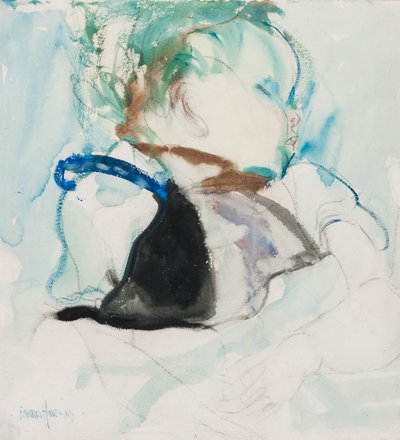 Sleeping Baby by Frances Hodgkins
