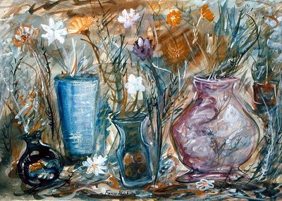 Vases of Flowers by Frances Hodgkins