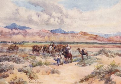 A Caravan on the Sahara by Frances Nesbitt