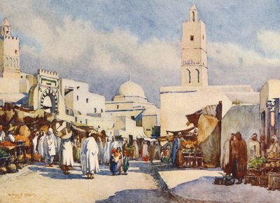 La Grande Rue, Kairouan by Frances Nesbitt