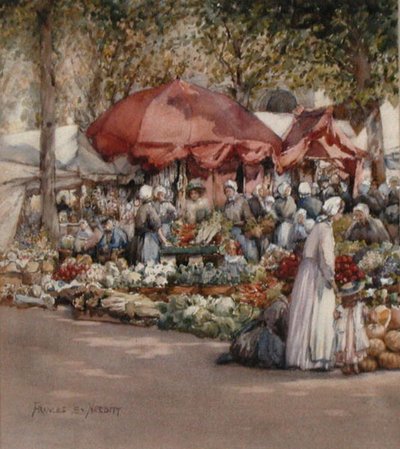 Market Day, Northern France by Frances Nesbitt