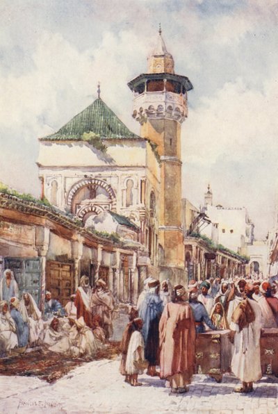 Mosque of Sidi Ben Ziad, Tunis, the Auction Day by Frances Nesbitt