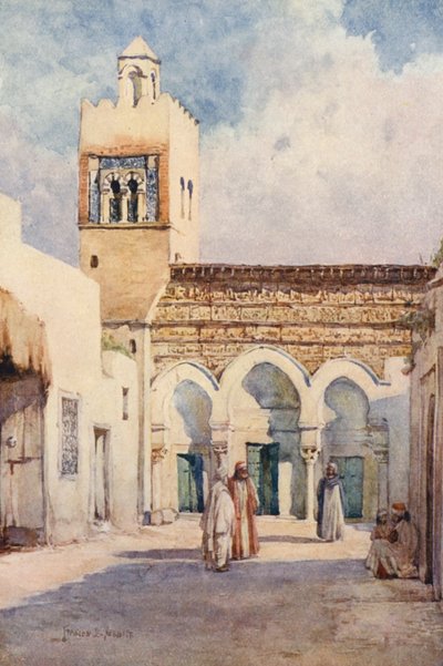 The Mosque of the Three Doors, Kairouan by Frances Nesbitt