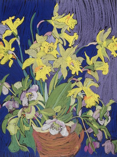 Daffodils with Jug by Frances Treanor