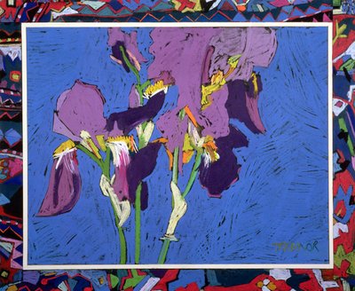 Flag Irises by Frances Treanor