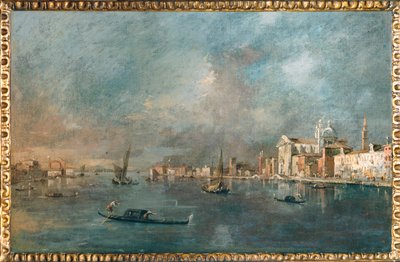 View of the Giudecca Canal and the Zattere by Francesco (circle of) Guardi