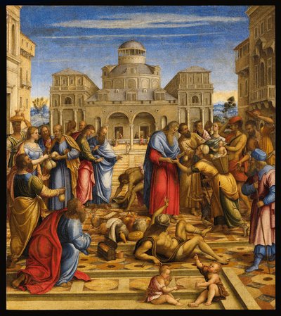 John the Merciful in Alexandria by Francesco (fl.1508 45) Rizzi da Santacroce