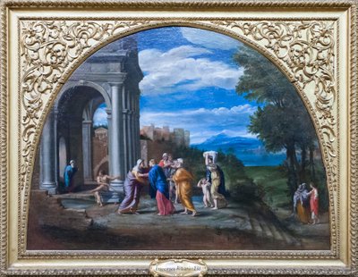 Landscape with the Visitation by Francesco Albani