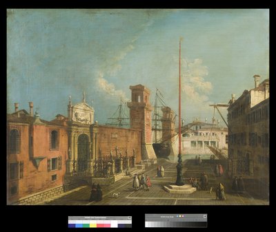 View of Campo and Porta Arsenale by Francesco Albotto