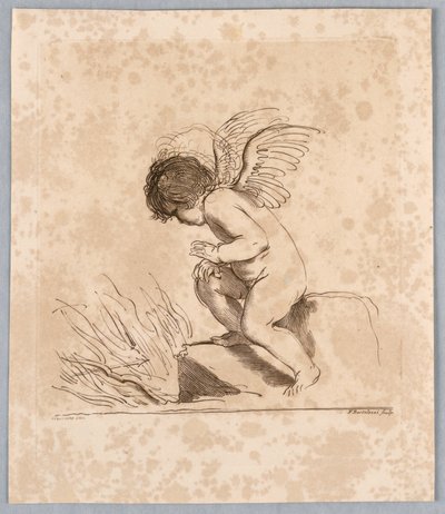Cupid with a Dart by Francesco Bartolozzi