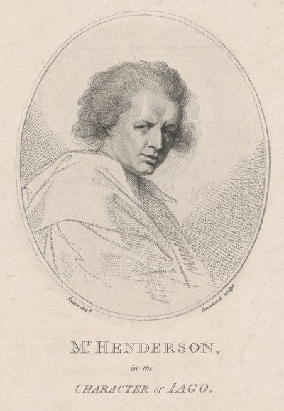 John Henderson, in the Character of Iago Shakespeare