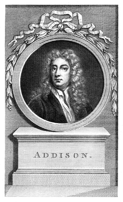 Joseph Addison, English Politician and Writer by Francesco Bartolozzi