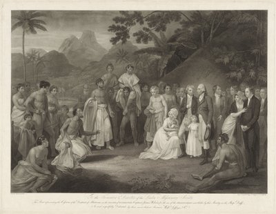 The Cession of Matavai to Captain James Wilson by Francesco Bartolozzi