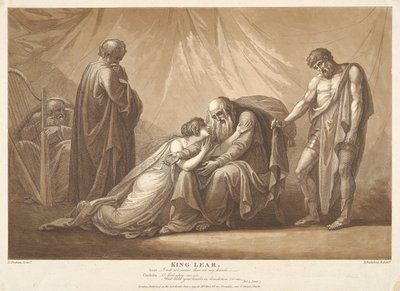King Lear, Act 4, Scene 7 by Francesco Bartolozzi