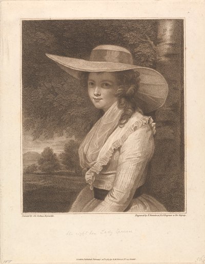 Lavinia, Countess Spencer, Viscountess Althorp by Francesco Bartolozzi