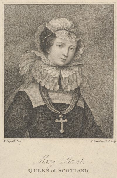 Mary, Queen of Scots, January 12, 1803 by Francesco Bartolozzi