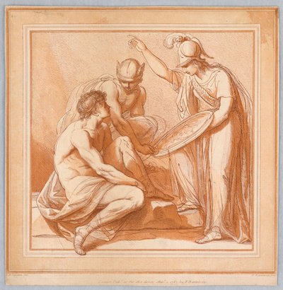Minerva and Mercury by Francesco Bartolozzi