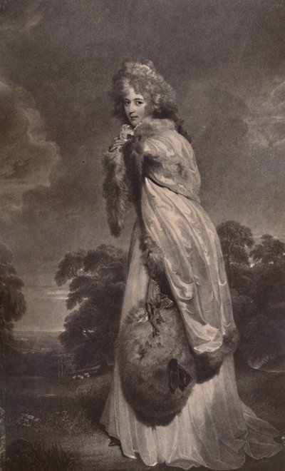 Miss Elizabeth Farren, afterwards Countess of Derby, c1792 by Francesco Bartolozzi