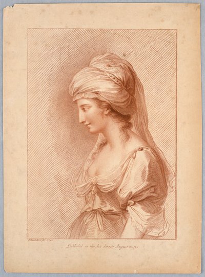 Portrait of a Lady (The Grecian Daughter) by Francesco Bartolozzi