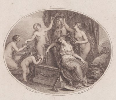 The Graces Crowning the Bust of Raphael, July 28, 1788 by Francesco Bartolozzi