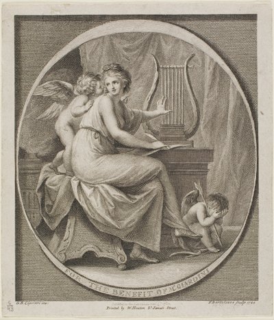 Ticket for the Benefit of M. Gardini by Francesco Bartolozzi