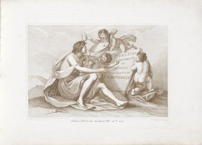 Title Page with Personification of Painting by Francesco Bartolozzi