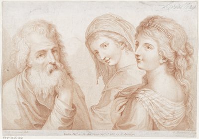 Two Young Women and an Old Man (series title: Cipriani