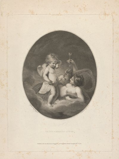Venus Childing Cupid by Francesco Bartolozzi
