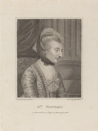 Mrs. Montague by Francesco Bartolozzi after Sir Joshua Reynolds