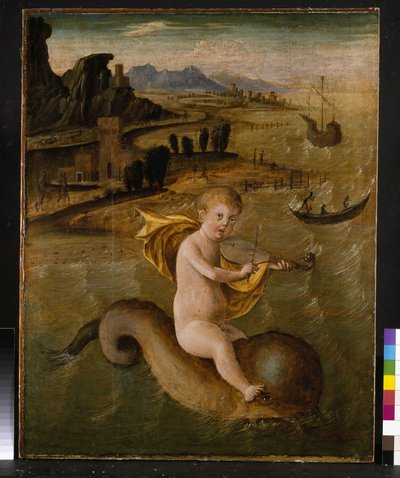 Arion Riding on a Dolphin by Francesco Bianchi Ferrari