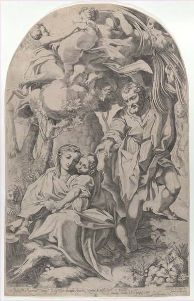 The Rest on the Flight into Egypt by Francesco Brizio
