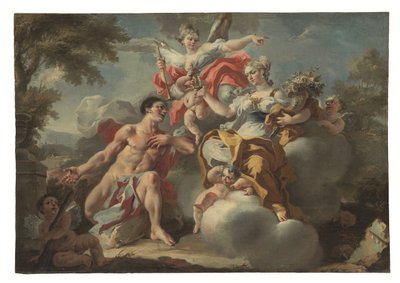 One of a Pair of Allegories by Francesco Celebrano