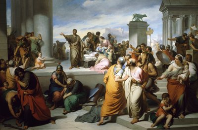 Brutus displaying Lucretia