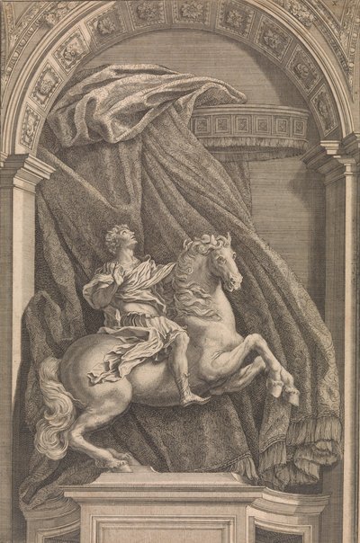 Equestrian Statue of Constantine the Great by Francesco Faraone Aquila