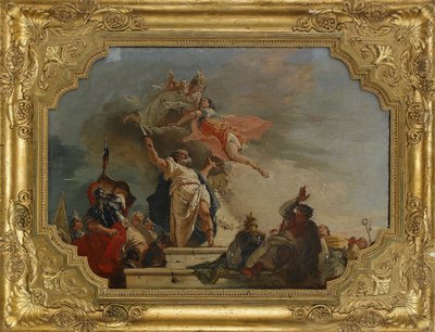 The Sacrifice of Iphigenia, 18th Century by Francesco Fontebasso
