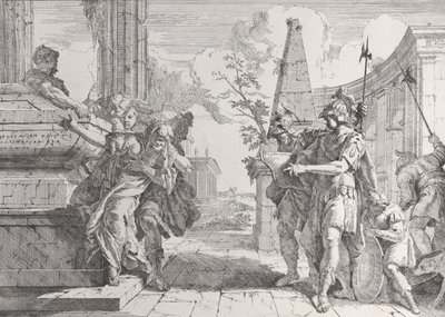 The Sacrifice of Polyxena, from Bacchanals and Histories by Francesco Fontebasso