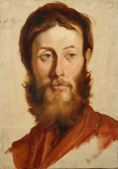 Portrait of the Painter Ernesto Rayper by Francesco Gandolfi
