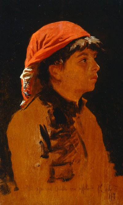 Red Scarf by Francesco Gioli