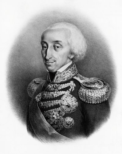 Portrait of Vittorio Emanuele I of Savoy, King of Sardinia by Francesco Gonin