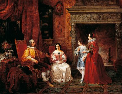 Prince Telling Young Prince and His Mother of Gertrude