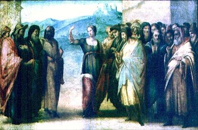 The Dispute of St. Catherine of Alexandria by Francesco Granacci
