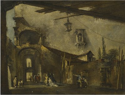 A Street in Venice by Francesco Guardi