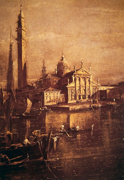 Church of San Giorgio and the Campanile, (detail) by Francesco Guardi