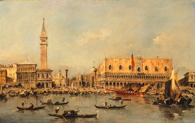 Ducale Palace in Venice by Francesco Guardi