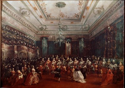 Gala Concert at the Casino dei Filodrammatici in Venice by Francesco Guardi