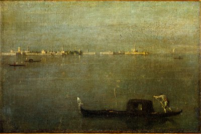 Gondola on the Lagoon by Francesco Guardi