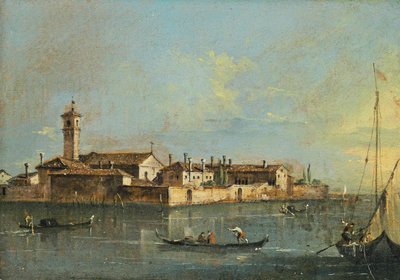 Isola del Lazzaretto Vecchio by Francesco Guardi
