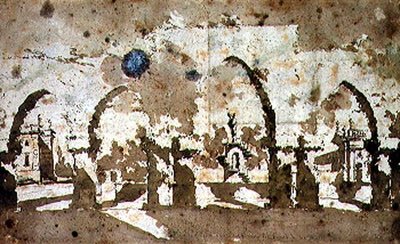 Maze in the Villa Pisani Gardens, Vicenza by Francesco Guardi